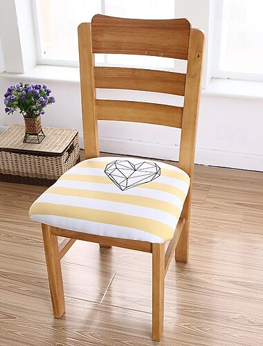 stolsetetrekk elastisk og slitesterkt trekk som er ideelt for å beskytte og forfriskende stolseter gir komfort og stil til spisestue-, kontor- eller stuestoler