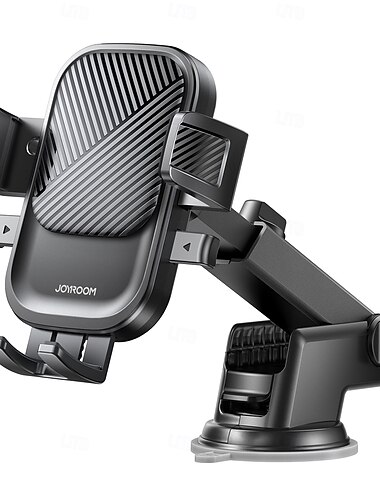 حامل هاتف لوحة القيادة جبل الهاتف للزجاج الأمامي للسيارة نوع الإبزيم ماصة الفنجان حامل الهاتف إلى سيارة متوافق مع جميع الهواتف المحمولة اكسسوارات الجوال