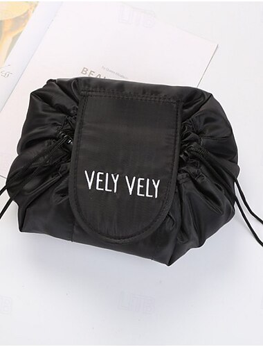 magische cosmetica tas vrouwen trekkoord cosmetische tas reis opbergruimte make-up tas organizer vrouwelijke make-up tas draagbare waterdichte toilettas beautycase