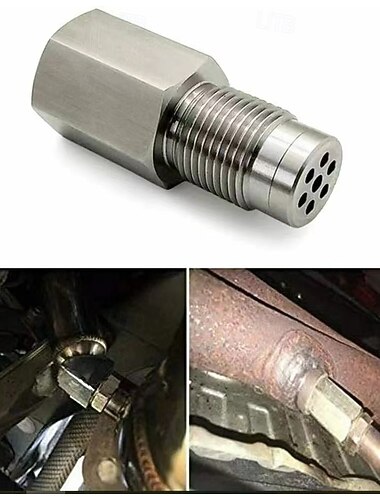 18 × 1.5 قطع غيار السيارات محول مستشعر الأكسجين لامدا مزيل مستشعر الأكسجين موسع فاصل مستشعر الأكسجين مع محفز صغير