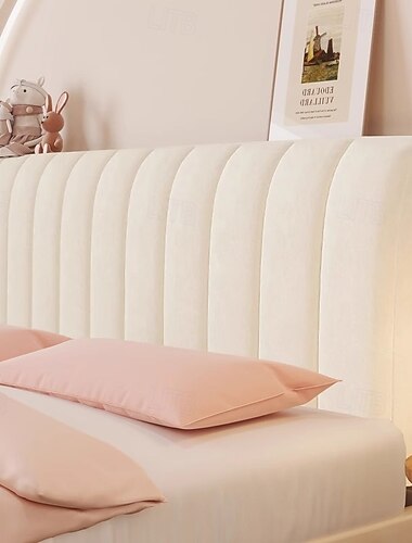 Sänggavelöverdrag slipcover dammskyddande stretch förtjockad sänggavel vadderat skydd överdrag tvättbart svalt sänggavel skydd överdrag