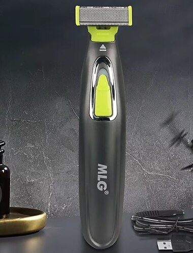 MLG Elektrische Scheerapparaat Voor Mannen en Vrouwen Draagbare Volledige Lichaam Trimmer USB T-vormige Messen Scheerapparaat Voor Baard Oxel Voor Wasbare Valentijnsdag Cadeau