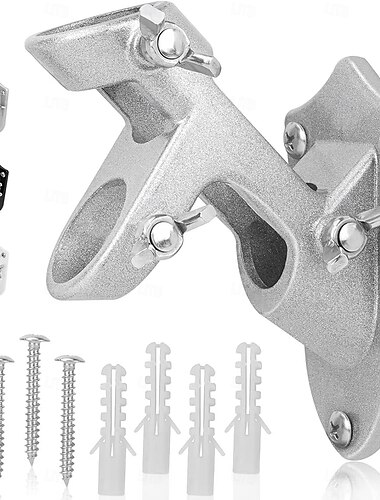 Soporte para asta de bandera soporte para asta de bandera de casa al aire libre soporte de bandera de metal resistente soporte de montaje de aleación de aluminio soporte de bandera al aire libre -