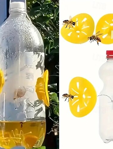 8 deler vepsefelle bifelle vepsefelle blomsterinsekttraktfelle egnet for hage utendørs skadedyrbekjempelsesverktøy innendørs/utendørs skadedyrkontrollverktøy