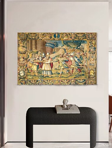Tapisserie médiévale Tapisserie du Moyen Âge Art mural Tapisserie grande Décoration murale Photographie Décor toile Rideau Maison Chambre Salon Décoration
