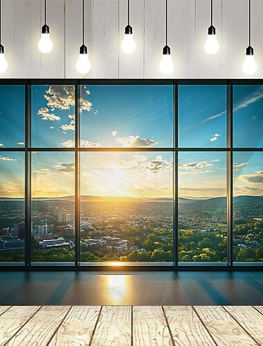 krásné přírodní scenérie za oknem visící gobelín nástěnné umění velký gobelín nástěnná malba výzdoba fotografie pozadí přikrývka opona domácí ložnice dekorace obývacího pokoje