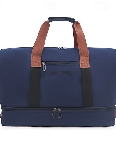 hétvégi táska utazó táska cipőrekesszel, tornatáska nedves száraz leválasztással női férfiaknak, nagy kapacitású könnyű éjszakai táska utazáshoz, sporthoz, fitneszhez