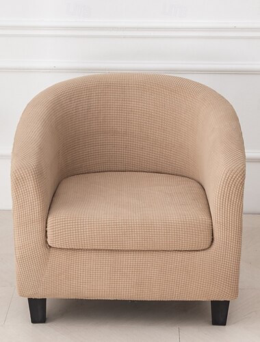 Pokrowiec na fotel klubowy 2-częściowy, pokrowce na fotele z rozciągliwą podeszwą, solidne pokrowce na fotele, miękkie pokrowce na fotele, zdejmowany ochraniacz na meble, pokrowiec na fotel do salonu