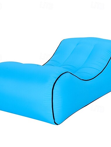 ספה מתנפחת, ספה עצלנית חיצונית רב תכליתית מתאימה מאוד להרפיה וקריאה, מתאימה לבית, קמפינג בחוץ