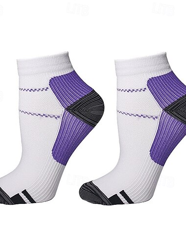 5 párů krátkých kompresních ponožek pro muže a ženy, běžecké ponožky s oporou klenby kotníků, elastické sportovní ponožky s oporou fascie pro posilovnu, trénink a cyklistiku