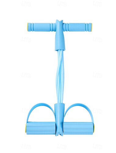 Benzi de rezistență pentru fitness, extractor de glezne cu 6 tuburi pentru pedale, benzi de tensiune puternice pentru antrenament, benzi elastice pentru exersarea picioarelor și brațelor