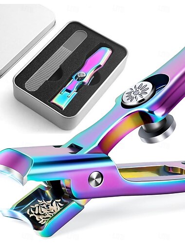 εξαιρετικά αιχμηρά νυχοκόπτες από ανοξείδωτο ατσάλι γερμανικά νυχοκόπτες για άνδρες με συλλέκτη, βαρέως τύπου νυχοκόπτες για χοντρά νύχια ηλικιωμένων, φορητά εξαιρετικά αιχμηρά νυχοκόπτες με φαρδύ στόμα