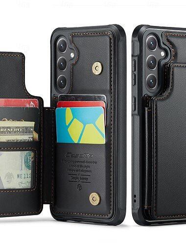 telefoon hoesje Voor Samsung Galaxy S22 S21 Ultra Plus S20 A56 A36 A16 A15 Flip cover Standaard Schokbestendig TPU PU-nahka