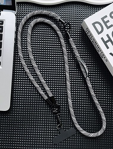 New unisex phone strap adjustable 2-in-1 neck hanging crossbody bag with anti loss strap for outdoor portable use