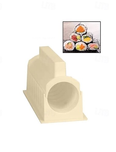 Ensemble de trois moules à sushi, machine à rouleaux de riz, outil de cuisine pour faire des boulettes de riz aux algues et du kimbap, facile à utiliser pour la cuisine maison