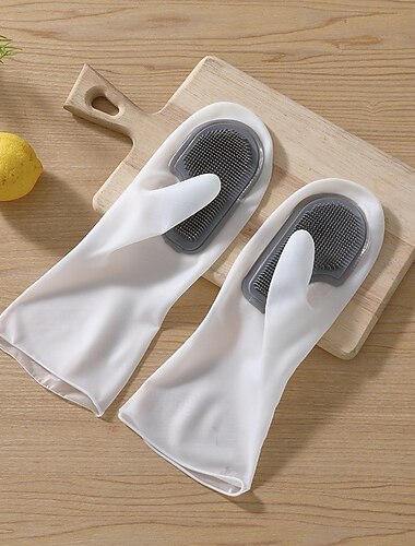γάντια πλυσίματος πιάτων πολυλειτουργικά μαγικά τρίψιμο οικιακός καθαρισμός αδιάβροχα γάντια κουζίνας από λάτεξ πλύσιμο πιάτων πλυντήριο πλύσιμο χεριών προστατευτικό ανθεκτικά άνετη χρήση