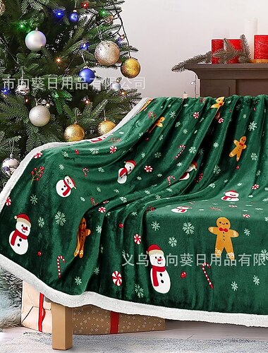 Couverture polaire flocon de neige rouge de Noël, jeté d'hiver super doux et chaud, couverture de sieste confortable, cadeau de vacances parfait