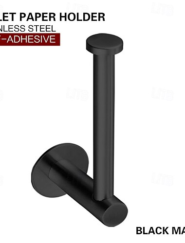  Soporte para Papel Higienico Nuevo diseno / Auto-Adhesivas / Creativo Moderno Acero inoxidable / Acero Bajo en Carbono / Metal 1 PC - Bano Colocado en la Pared