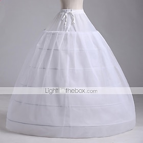 Wedding / Special Occasion / Party / Evening Slips Tulle / Polyester Floor-length A-Line Slip / Ball Gown Slip / Classic  Timeless With