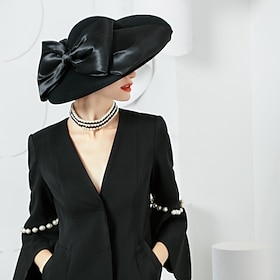 1950s Retro Vintage Derby Hat Church Hat Kentucky Derby Hat Gentlewoman Noblewoman Women's Valentine's Day Derby Ascot Horse Racing Festival Adults' Hat Spring