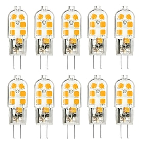 10pcs G4 3W 200-300lm 12LED LED Bi-pin Lights 2835SMD Warm White Cool White Natural White Led Corn Bulb Chandelier Lamp AC 12V