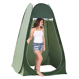 1 person Shower Tent Pop up tent Privacy Tent Outdoor Portable Breathable Easy to Install Single Layered Pop Up Dome Camping Tent 2000-3000 mm for Camping Trav