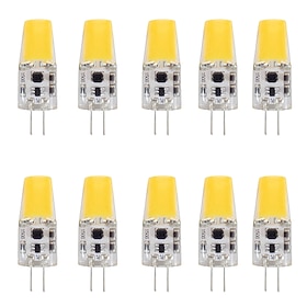 10pcs 4 W LED Bi-pin Lights 400 lm G4 T 1 LED Beads COB Warm White White 12 V / CE Certified
