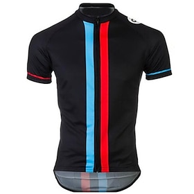 21Grams Men's Cycling Jersey Short Sleeve Bike Jersey Top With 3 Rear Pockets Mountain Bike MTB Road Bike Cycling UV Resistant Breathable Q