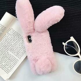 Phone Case For Samsung Galaxy S25 S24 S23 S22 S21 FE S21 Ultra Plus A14 A34 A54 A53 Back Cover Warmer Full Body Protective Dustproof Animal Plush TPU