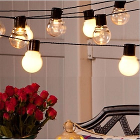 3M 10Leds Festoon Led Globe Led Flexible String Light Fairy Bulb  Fairy String Light Garland Garden Patio Yard Decoration Holiday Outdoor Lighting EU US Plug A