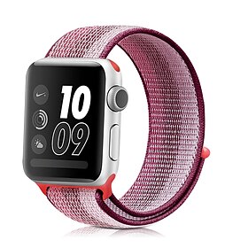 Sport Loop Nylon Smart Watch Band for Apple iWatch 49mm 45mm 44mm 42mm 41mm 40mm 38mm Sreies Ultra SE 8 7 6 5 4 3 2 1 Smartwatch Strap Elastic Velcro Stretchy