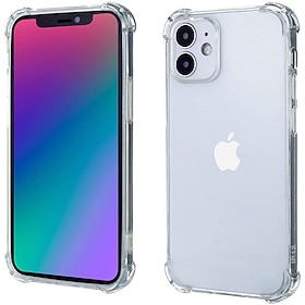 Handy Hülle Handyhüllen Für Samsung Galaxy iPhone 15 Pro Max Plus iPhone 13 Pro Max 12 11 SE 2022 X XR XS Max 8 7 Rückseite Kristallklar Transparent 4 Eckensch