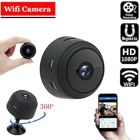 a9 minikamera 1080p ip kamera ir nattmagnetisk trådløs stemme videoovervåking wifi smart hjem sikkerhetskamera med sikker bevegelsesdeteksjon alarmfunksjon inf