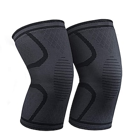 Compression Sleeve for Knee 2pcs/Pack Knee Brace-Knee Support Men and Women for Running Hiking Basketball Tennis Gym Weightlifting