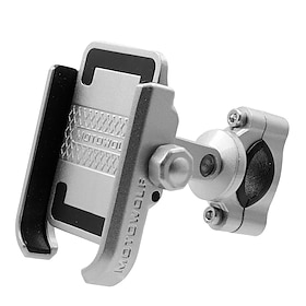 Phone Holder Stand Mount Motorcycle Bike Bike Motorcycle Phone Mount 360°Rotation Aluminum Alloy Phone Accessory for iPhone 12 11 Pro Xs Xs Max Xr X 8 Samsung