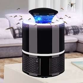 Automatic Indoor Insect And Flying Bugs Trap Fruit Fly Gnat Mosquito Killer With UV LED Light Fan USB