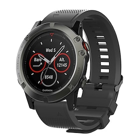 Smartwatch Band for Garmin Descent Mk1 / Fenix6X / Fenix 3 Sport Band Soft Comfortable Silicone QuickFit Wrist Strap 26mm
