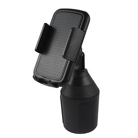 Car Phone Holder Mount Hands-Free Cup Holder Cup Phone Holder for Car Height Mount Compatible with iPhone Samsung and All Cell Phones Adjustable Pole Never Sha