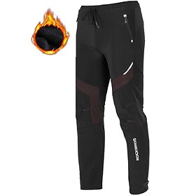 ROCKBROS Homme Pantalon Velo Cyclisme Vélo Pantalons / Surpantalons Hiver VTT Vélo Tout Terrain Vélo Route Des Sports Mosaïque Chaud Doublu