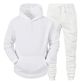 Homme Ensemble Survetement Survêtement Ensemble de jogging Costume blanc Le logo peut être personnalisé Ensemble noir Pantalon gris clair noir Pantalon gris f