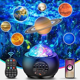 Galaxy Projector Light Music Nebula Projector Multi-function Planet Starlight For Living Room Ceiling Night Light Atmosphere Bedroom Valent