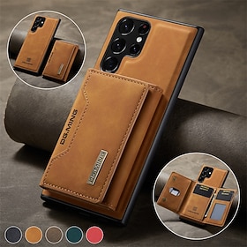 Phone Case For Samsung Galaxy S25 S24 S23 S22 Plus Ultra S23 FE A55 5G A35 5G A15 A14 A34 Wallet Case Wallet Magnetic Full Body Protective PU Leather