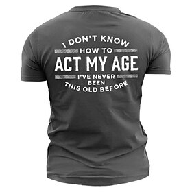 Men's Graphic Lette…