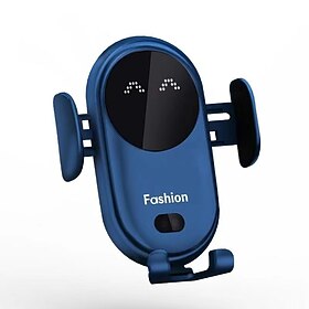 Wireless Car Charger Phone Mount Car Wireless Charger Phone Holder Infrared Induction 10W Qi Fast Charge Compatible For All