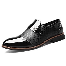 Men's Embossed Leather Shoes Overfoot Men's Casual Leather Shoes Men