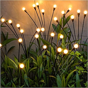 Solar Firefly Garden Lights – Swaying RGB/Warm White