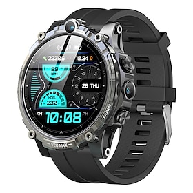 IMosi E20 Smartwatch 1.6 Zoll Smartwatch Fitnessuhr 4G Schrittzähler AktivitätenTracker Schlaf-Tracker Kompatibel Mit Android IOS Herren GP