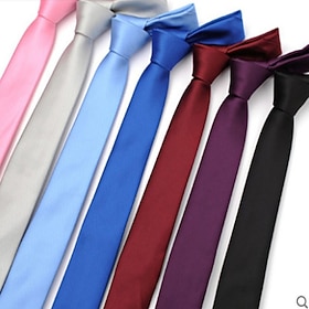 Men's Ties Bow Tie Party Wedding Gentleman Modern Style Solid Colored Business Formal