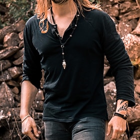 Men's Henley Shirt … - image