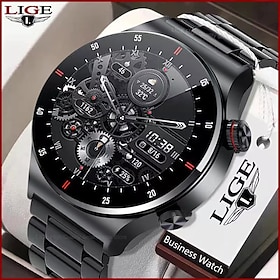 Lige Bw0382 Montre Intelligente 1,32 Pouces Smartwatch Fitness Montre De Course Bluetooth Podomètre Rappel D'appel Moniteur De Fréquence Ca